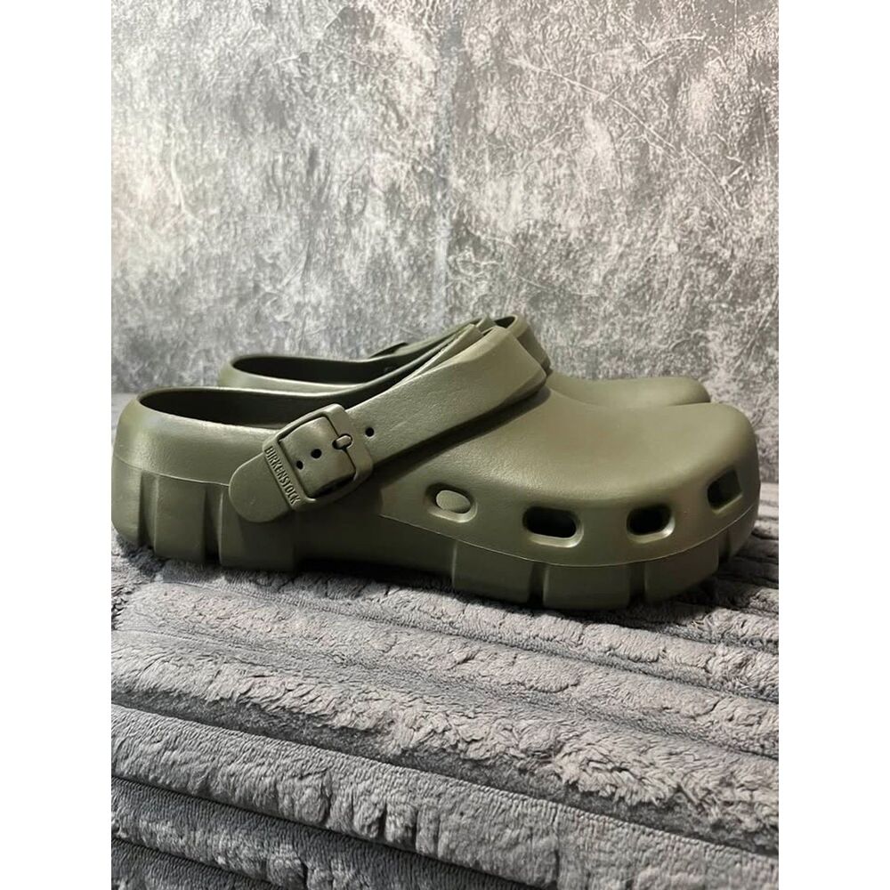 Birkenstock A630 Clogs NEW Size 38 Olive Green